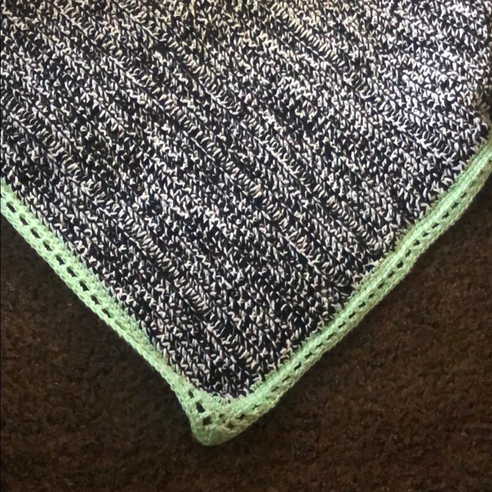 Handmade crochet blanket